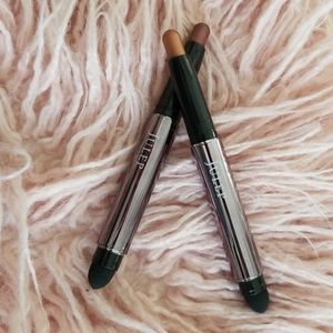 Julep orchid shimmer and copper shimmer eye shadow